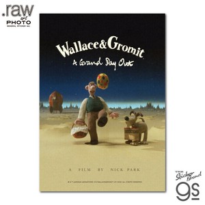 ウォレスとグルミット フォトアートポスター A Ground Day Out 犬 イギリス キャラクター グッズ WGT041