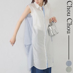 【WEB限定価格】脇ストライプチュニックブラウス　2025人気 新作 chouchou東京