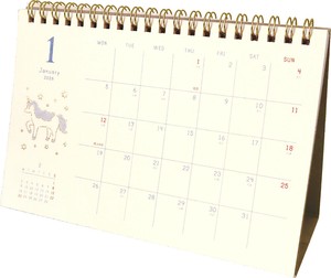 ｶﾚﾝﾀﾞｰ 2026年版 卓上 ﾘﾝｸﾞﾀｲﾌﾟ Sucre