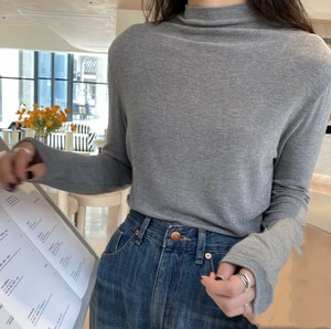 T-shirt Ladies fashion Round Neck T-Shirt Thin
