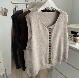 Vest Ladies fashion Round Neck