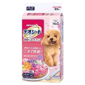 デオシート 消臭＆フレグランス フローラルシャボンの香り レギュラー 80枚【7月特価】