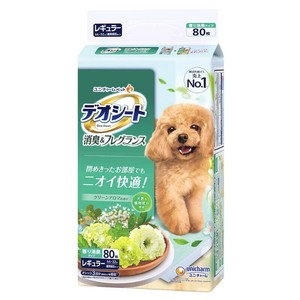デオシート 消臭＆フレグランス グリーンアロマの香り レギュラー 80枚【7月特価】