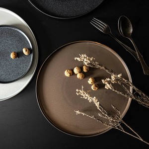 美浓烧 大餐盘/中餐盘 日式餐具 深山 26cm 日本制造