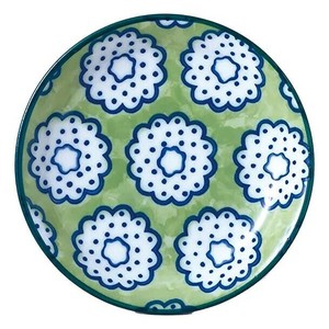 小餐盘 绿色 西式餐具 12cm 日本制造