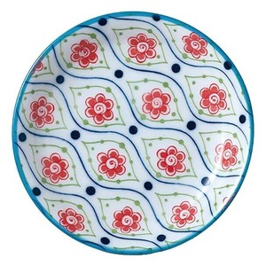 小餐盘 花朵 西式餐具 12cm 日本制造