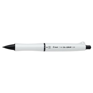 パイロット シャープペンシル Dr.GRIP ブラックアクセント 0.3mm マットホワイト HTDGB-13-MW