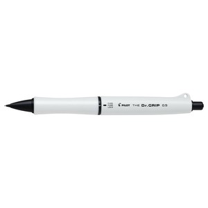 パイロット シャープペンシル Dr.GRIP ブラックアクセント 0.5mm マットホワイト HTDGB-15-MW