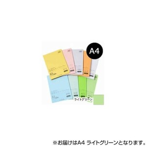 オストリッチダイヤ リッチライト特厚カラーペーパー (50枚パック) A4 ライトグリーン TC-A44