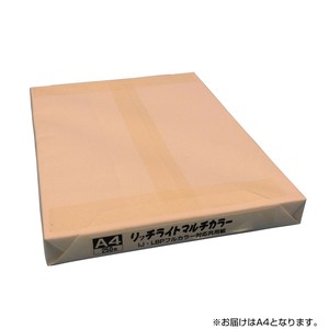 オストリッチダイヤ リッチライト マルチカラー A4 250枚/冊 8冊入1箱 MC-01