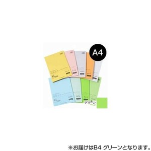 オストリッチダイヤ リッチライト特厚カラーペーパー (50枚パック) B4 グリーン TC-B43