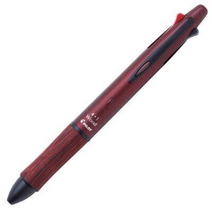 パイロット 多機能ペン 4+1 ウッド ボルドー 0.7mm BKHFW-2SR-BO