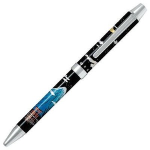 パイロット 多機能ペン 2+1 雅絵巻 0.7mm 月と富士山 BTHM-3SR-TF