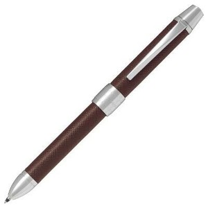 パイロット 多機能ペン 2+1 リッジ レザー 0.7mm ブラウン BTHR-3SL-BN