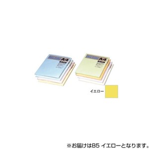 オストリッチダイヤ ニューファインカラーPPC用紙 B5 イエロー 500枚入 FYE5-B5
