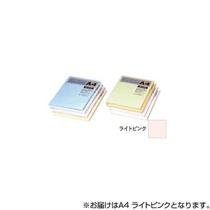 オストリッチダイヤ ニューファインカラーPPC用紙 A4 ライトピンク 500枚入 FRP5-A4