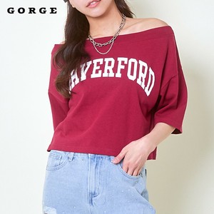 【SALE】オフショルクラックptTシャツ