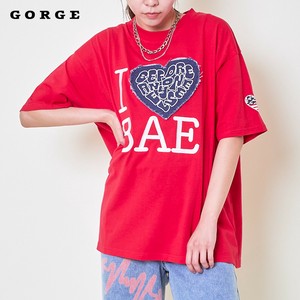 デニムハリツケIハートTシャツ