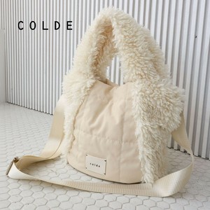 Tote Bag Ladies fashion Fake Fur 2Way Tote Bag