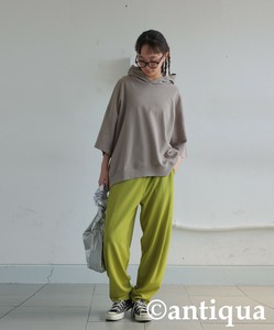 儿童无拉链连帽衫 短袖 antiqua 连帽