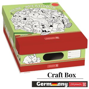 BRUNNEN  クラフトボックス【アニマル】（スペイン・輸入・文房具・文具・クラフト・お道具箱）