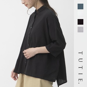 Button Shirt/Blouse Cotton Made in Japan