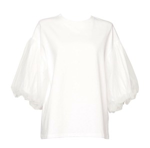 T-shirt Puff Sleeve Cut-and-sew