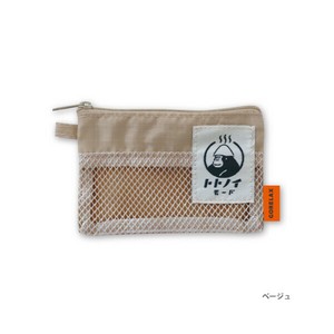 GORELAX　ごリラックス　トトノイモード　湯銭ポーチ　ベージュ　銭湯　サウナ