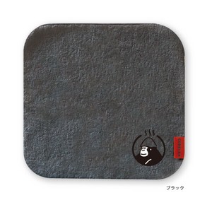 Face Towel Public Bath Toweling handkerchief black Made in Japan