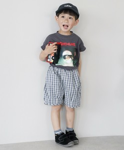 Kids' Short Pant Check Pattern