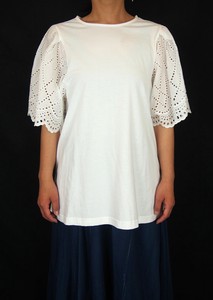T-shirt Cotton Lawn Scalloped Lace [S/S NEW]