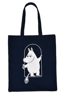 【人気商品】【ムーミン Moomin】扉はいつも開いている トートバッグ ネイビー