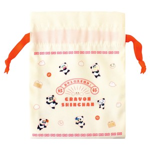 【8月入荷予定】クレヨンしんちゃん巾着ポーチ　中華しんちゃん／パンダ