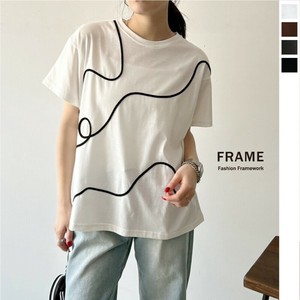 【2025新作】TC天竺コード刺繍Tシャツ