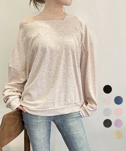 国内即納 2WAY アシンメトリーネックトップス