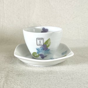 銅板絵付け　紫陽花c&s