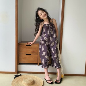 Kids' Short Pant Floral Pattern 7/10 length 2-colors