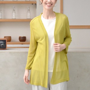 Cardigan Knit Cardigan 7/10 length Made in Japan