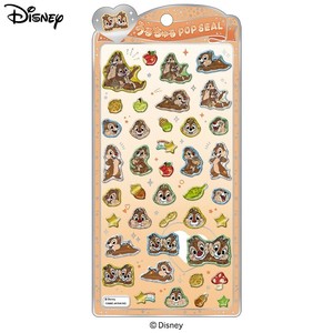 ■2025SS　先行予約■　Disney　うるちゅるポップシール　チップ＆デール
