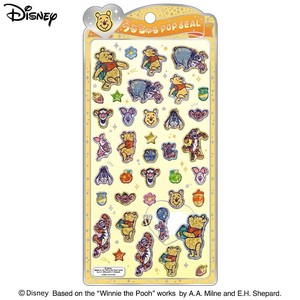 ■2025SS　先行予約■　Disney　うるちゅるポップシール　くまのプーさん
