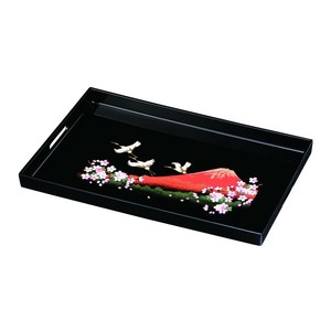 若兆 紀州盆　長手盆45cm　一富士二鶴三桜 YM-006