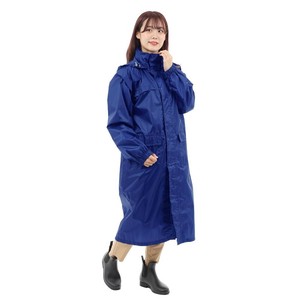 防水サイクルレインコート L ブルー 04000466