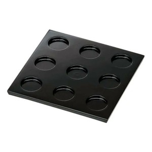 (食洗機対応)サークルナインプレート　ブラック　83320340