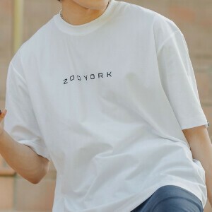 【ZOOYORK】スノードライロゴ刺繍Tシャツ