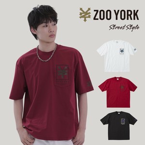 【ZOOYORK】スノードライポケットプリントTシャツ