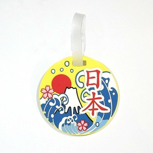 VANGUARD PVC丸型ネームタグ 日本 黄