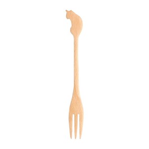 若兆 木製 ねこの昼下がりフォーク mlca-13