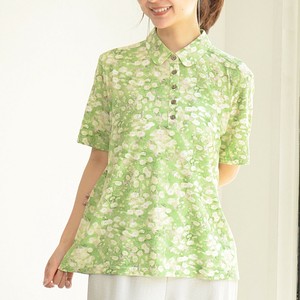 T-shirt Floral Pattern Cut-and-sew Made in Japan