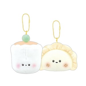 ■2025SS　先行予約■　ニコぬいキーホルダー　シュウマイ＆餃子