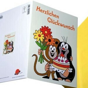 クルテクバースデーカード　封筒付　Printed in germany